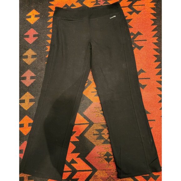Calvin Klein Performance Quick Dry Black Yoga Pants L - Picture 1 of 14